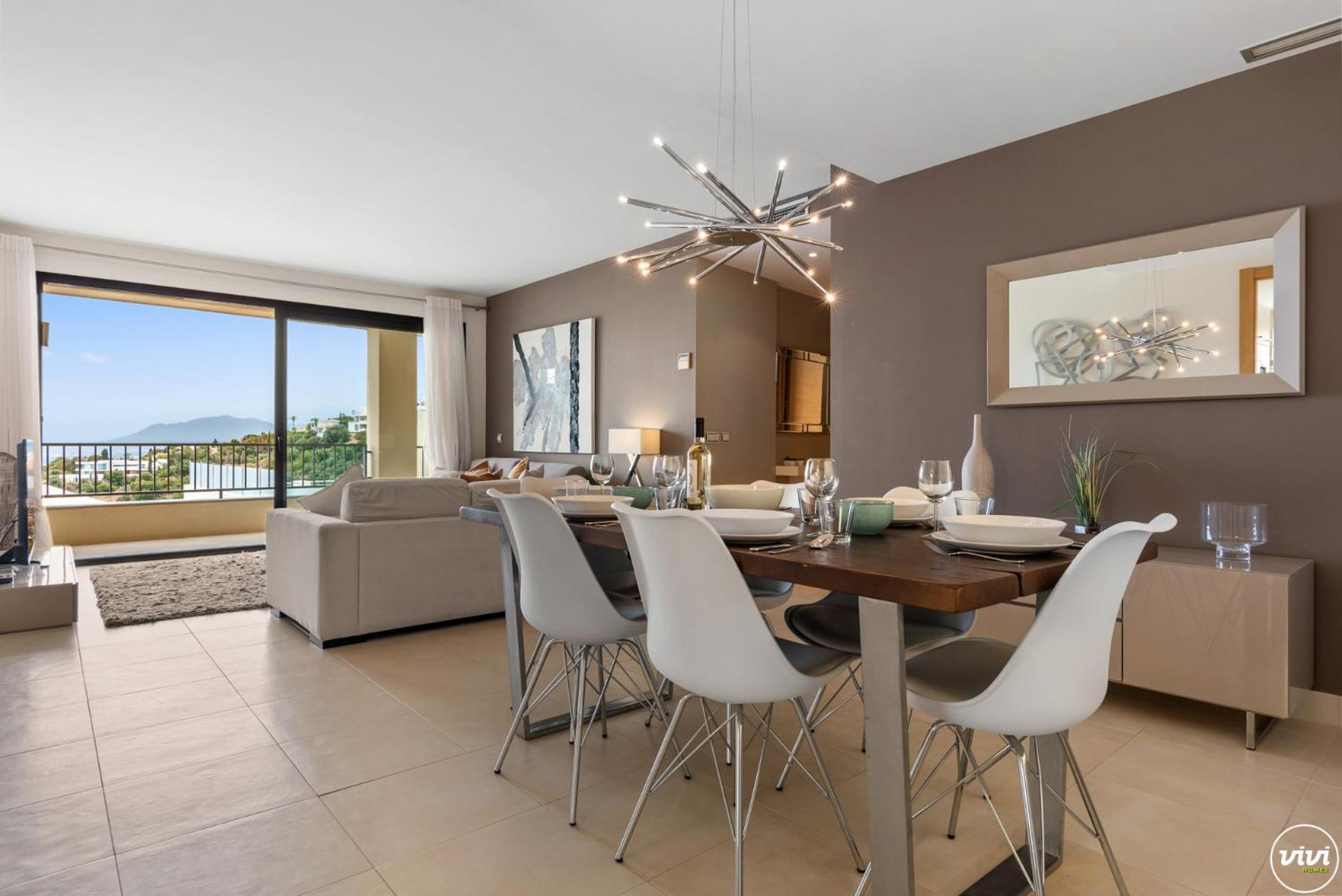 Vivi Homes - Elisa Pool, Gym & Sea View Apartment Marbella